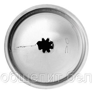 Насадка кондитерская «Звезда» сталь нерж.; D=22,H=40мм; металлич. - фото 1 - id-p43697995