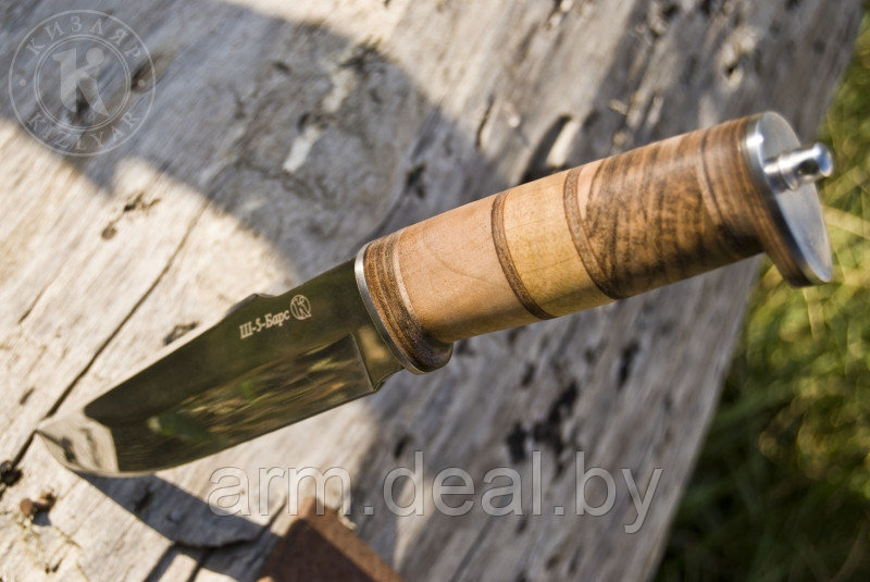 Нож разделочный "Ш-5 Барс" рукоять дерево - фото 5 - id-p43703170