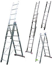 Лестница-стремянка алюминиевая 2-х и 3-х секционная