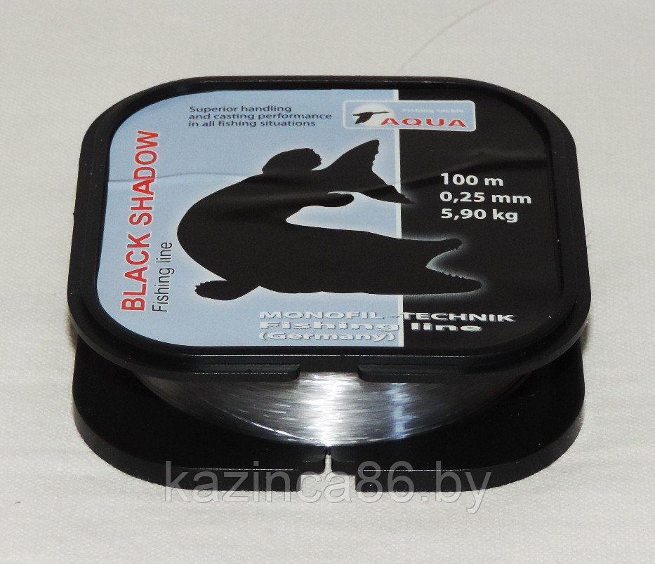 Леска Aqua BLACK SHADOW 0.20mm (100м) - фото 1 - id-p43719910