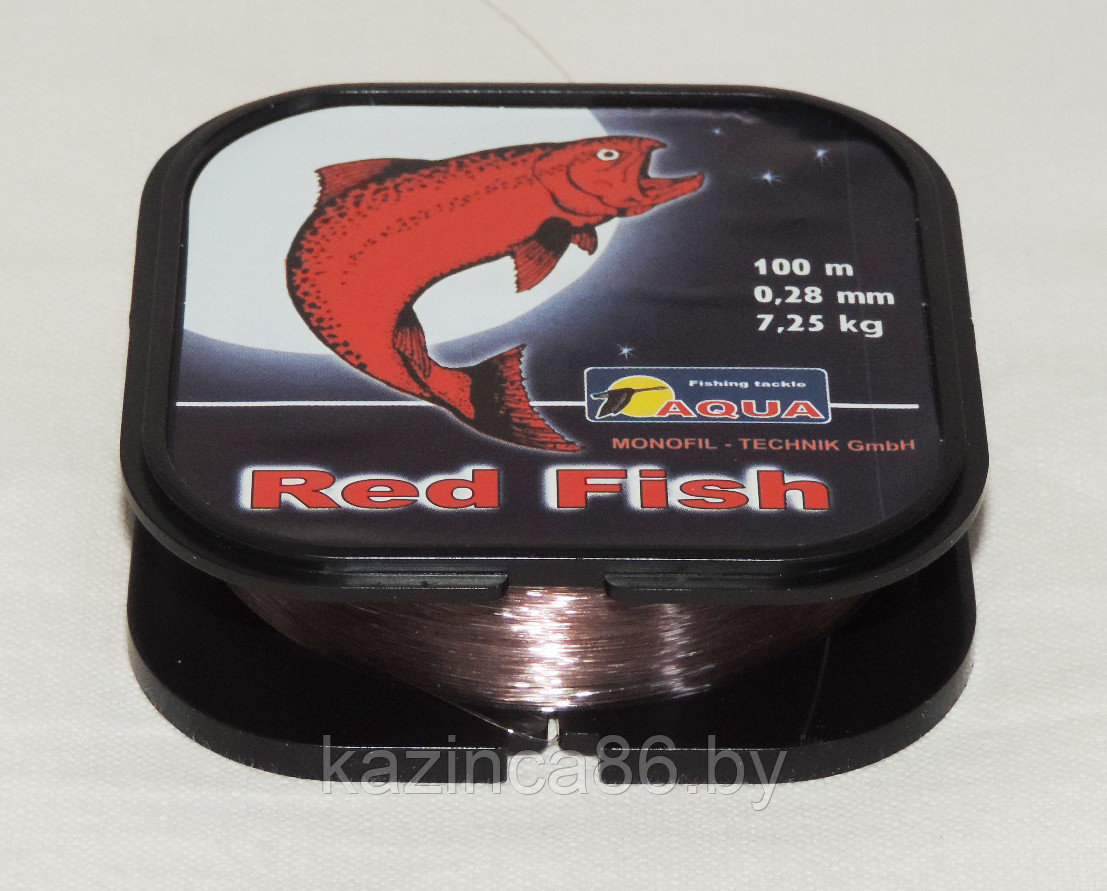 Леска Aqua RED FISH 0.28mm (100м) - фото 1 - id-p43720580