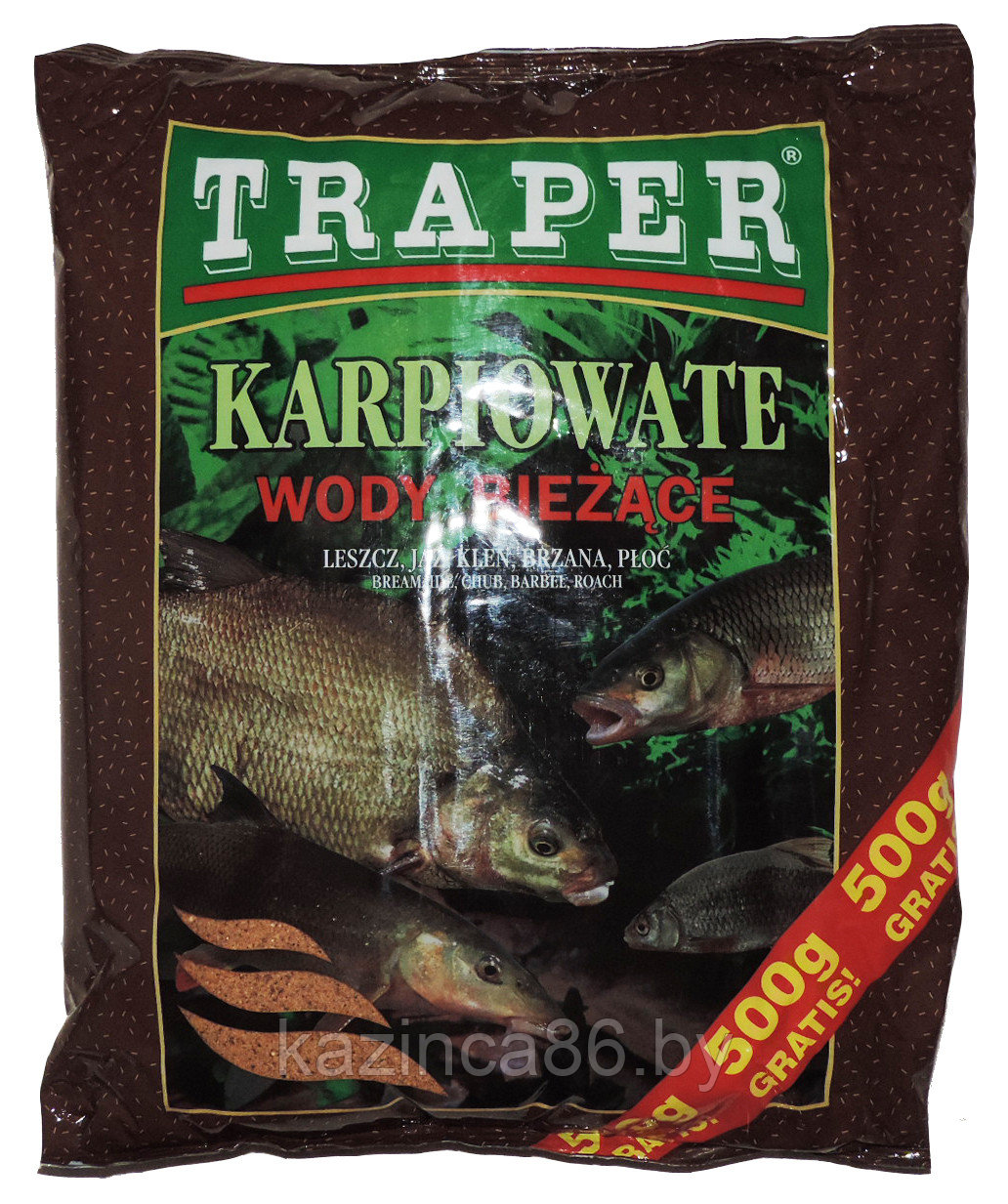 Прикормка Traper KARPIOWATE WODY BIEZACE (2.5кг)