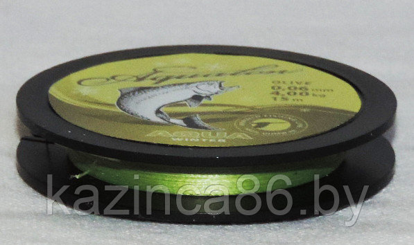Плетеный шнур Aqua AQUALON Olive 0.12мм (15м) - фото 2 - id-p43725146