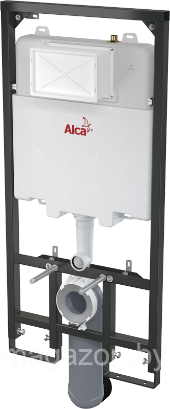Alcaplast АM1101/1200 Sadromodul Slim Скрытая система инсталляции для сухой установки - фото 3 - id-p43830832