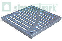 Решетка стальная штампованная (оцинкованная) к дождеприемнику 300x300