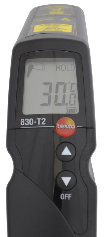 Testo 830 T2 - Инфракрасный термометр с лазерным целеуказателем - фото 2 - id-p44092078