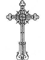 Кованый христианский крест