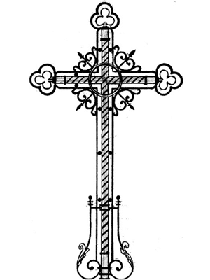 Кованый христианский крест