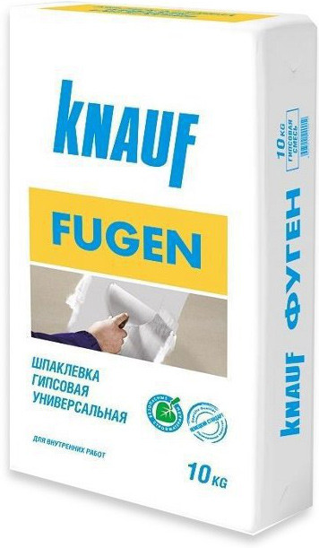 Шпатлевка Фюгенфюллер. Knauf, РФ. Мешок 10кг.