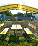 Беседка "Садовод Шале" 3м для дачи из поликарбоната, фото 2