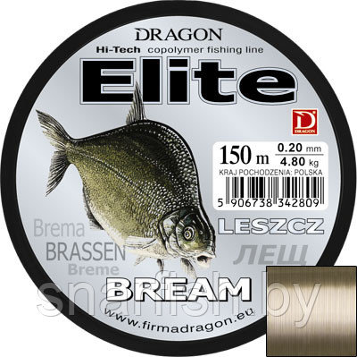 Леска Dragon Elite Bream разные диаметры