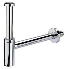 Сифон для умывальника Viega Eleganta, бутылочный, выдвижной, латунь, хром, 5/4x32