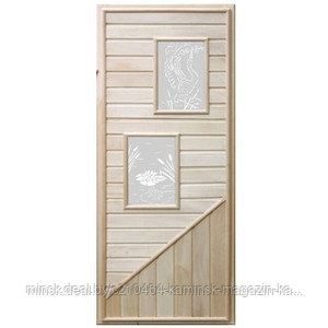 DOORWOOD Деревянная 2 стекла
