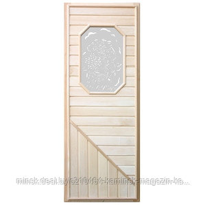DOORWOOD Деревянная со стеклом