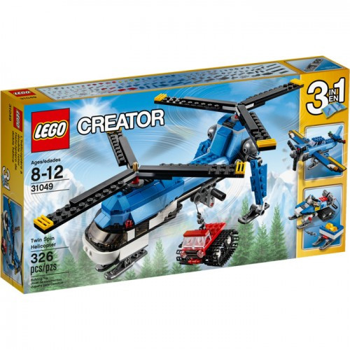 Конструктор Лего 31049 Двухвинтовой вертолёт Lego Creator 3-в-1