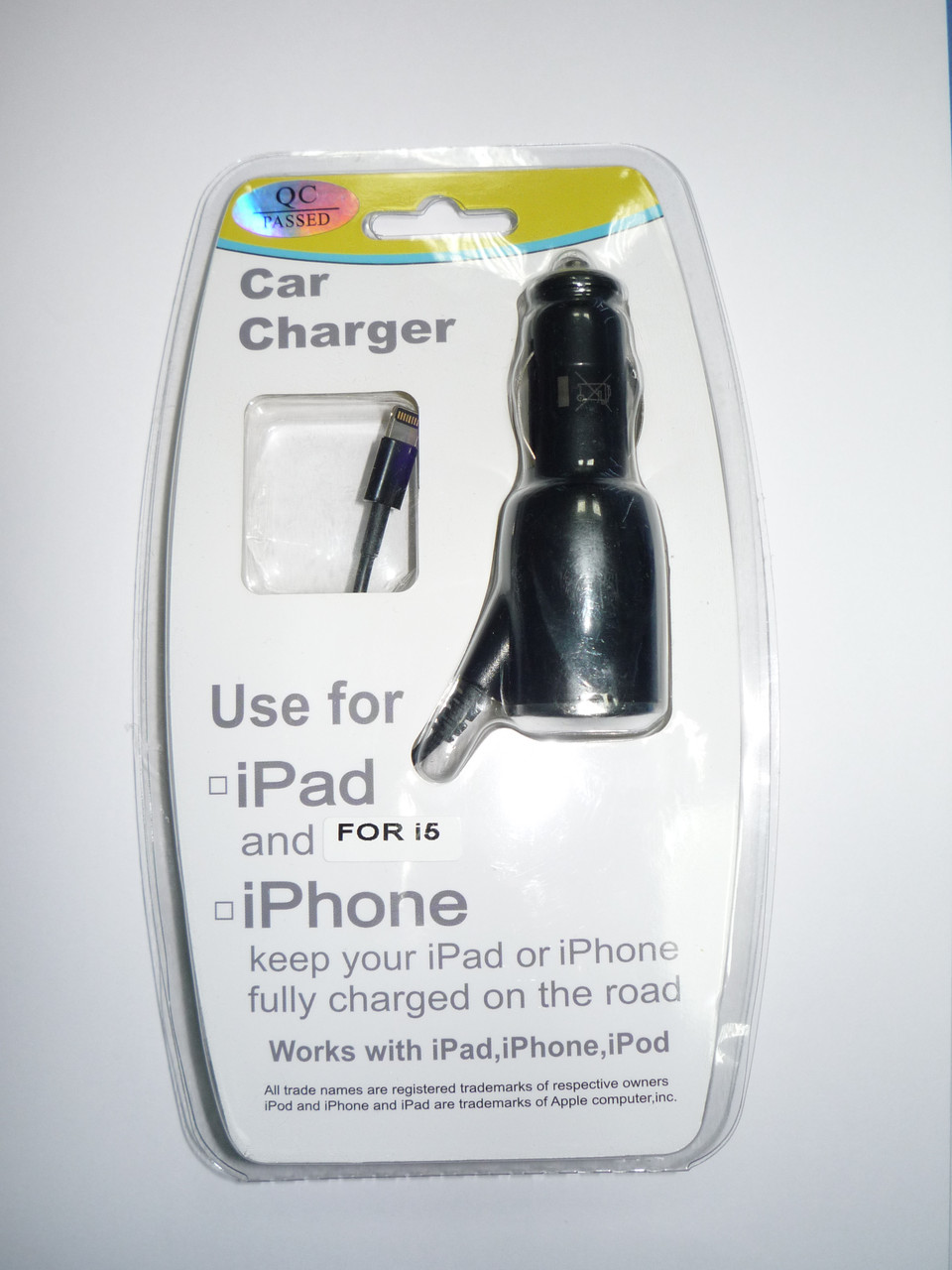 Автомобильное зарядное устройство для iPhone 5 - фото 3 - id-p44353419