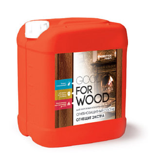 Огнебиозащитный состав для древесины Огнещит Экстра 5 литров