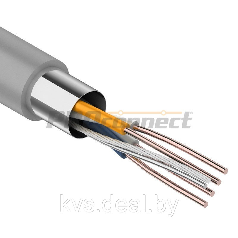 Кабель FTP 2PR 24AWG CAT5e 305м CCA PROCONNECT - фото 1 - id-p44376749