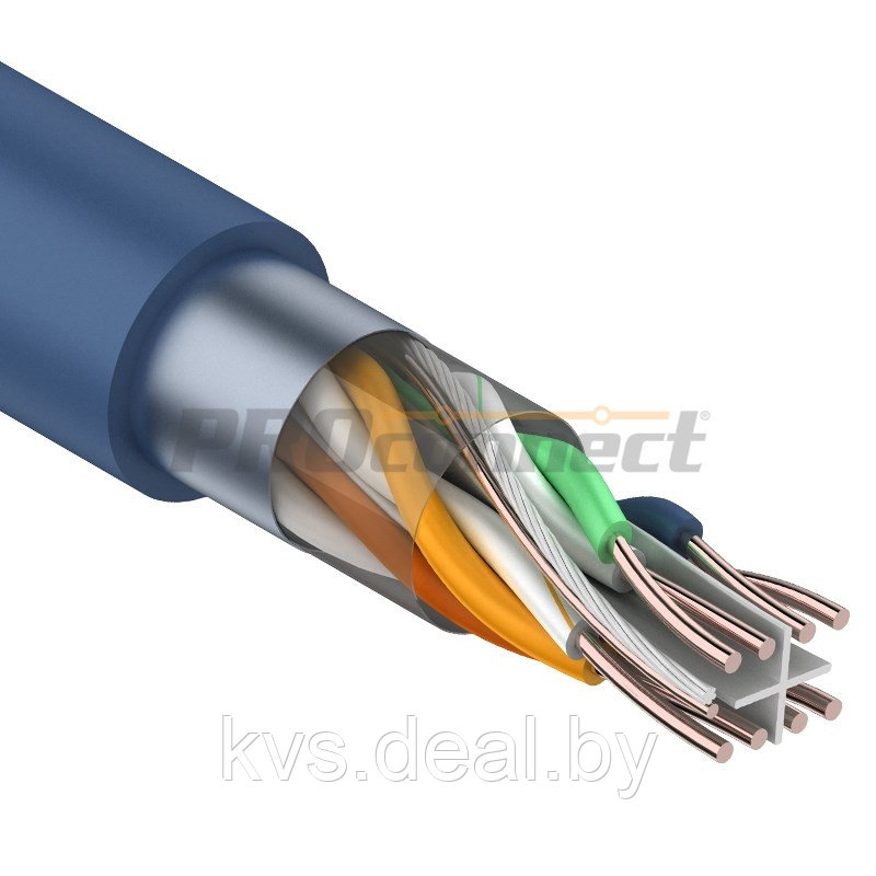 Кабель FTP 4PR 23AWG CAT6 305м LT PROCONNECT - фото 1 - id-p44376823