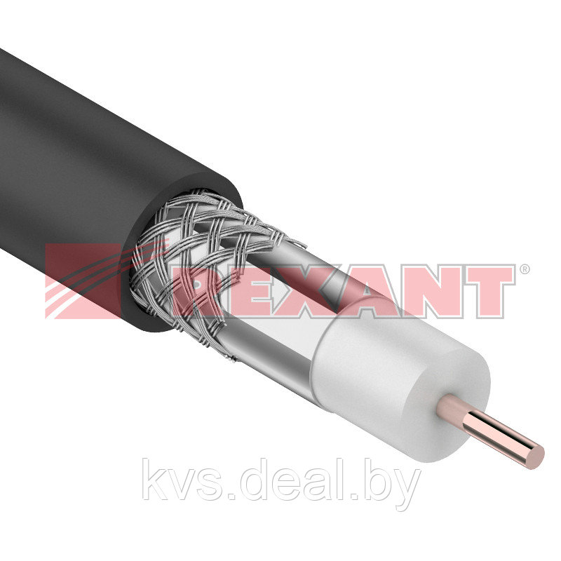 Кабель RG-6U, CCS, (64%), 75 Ом, 305м., OUTDOOR REXANT - фото 1 - id-p44400023