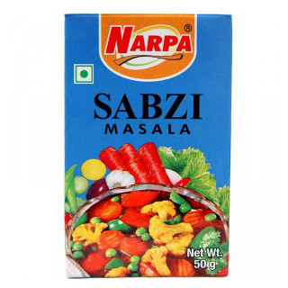 Смесь специй Сабжи Масала Narpa Sabzi Masala, 50г - приправа для овощей - фото 2 - id-p44405256