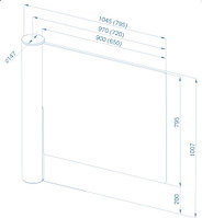 Створка PERCo-AGG-900