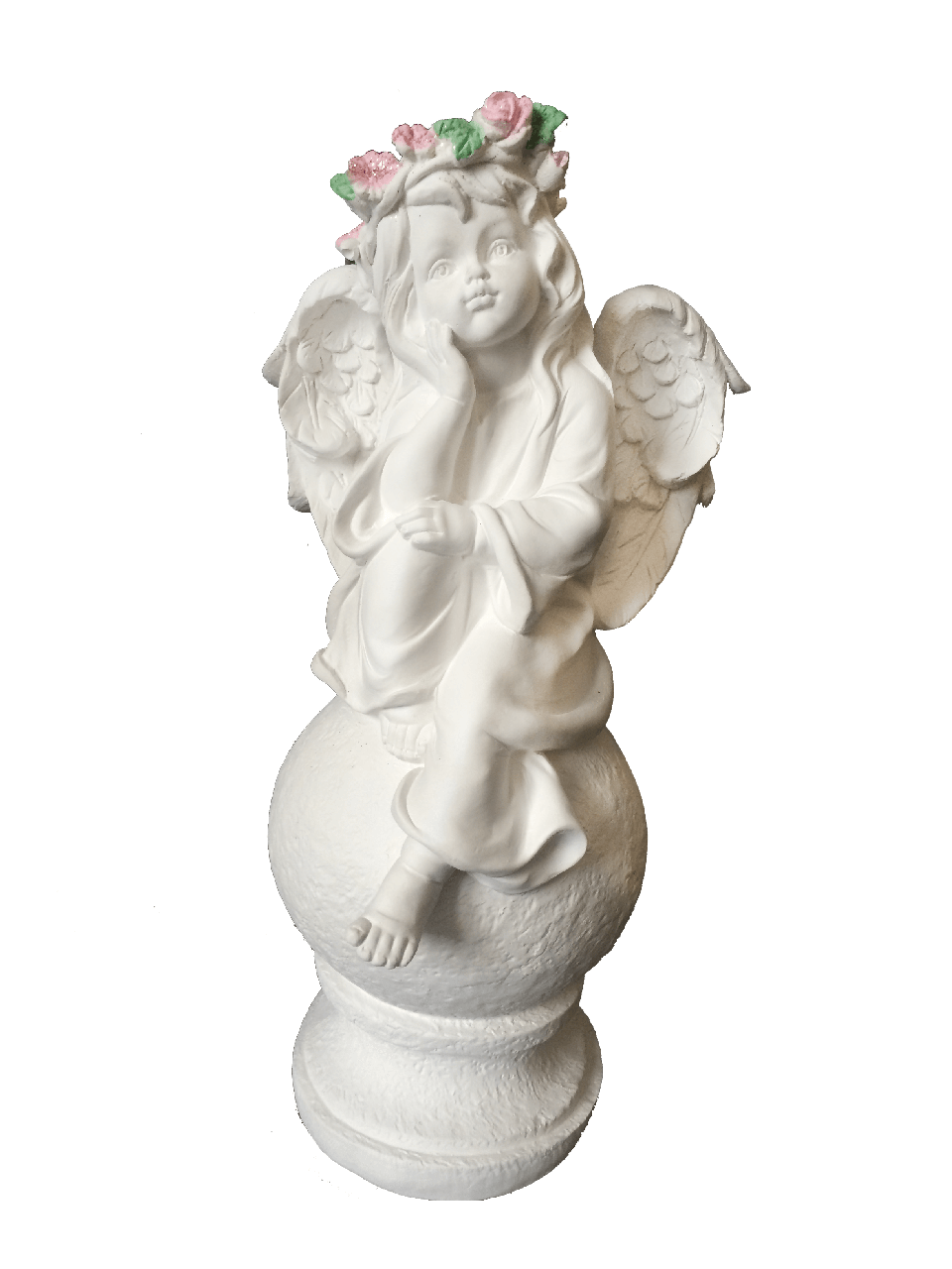 Фигура Ангел девочка на шаре aj14