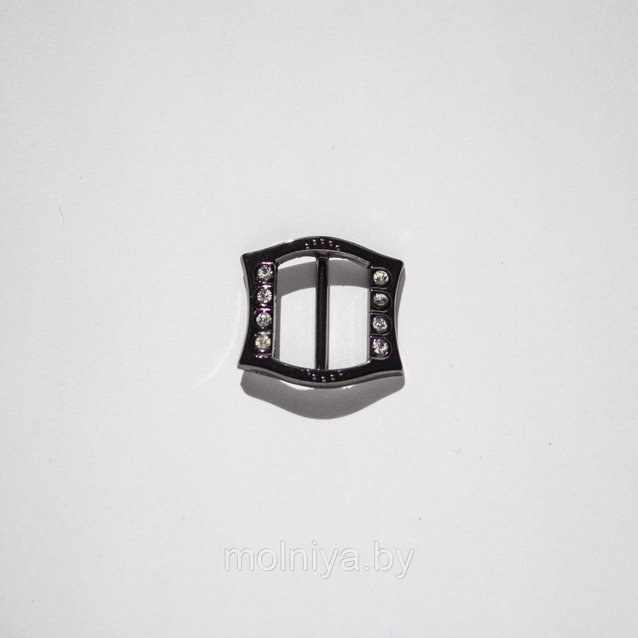 Пряжка металлическая декоративная 20 мм (черный никель)