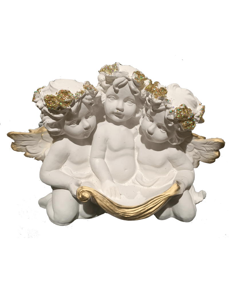 Фигура Три ангела с книгой G13 - фото 1 - id-p44426633
