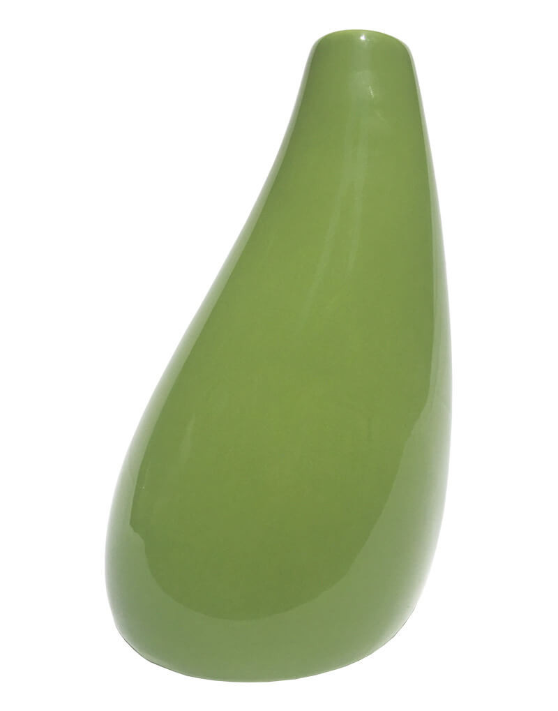 Ваза керамическая для цветов Зелёная волна - фото 1 - id-p7334544