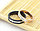 Парные кольца для влюбленных "Неразлучная пара 112" с гравировкой "Мир прекрасен, когда мы вместе", фото 6