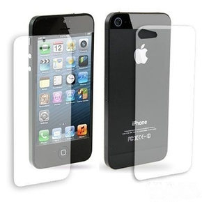 Бесклеевая защитная пленка Koracell 2 in 1 для Apple iPhone 5 / 5S/ 5С глянцевая, фото 2