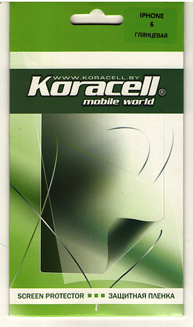 Бесклеевая защитная пленка Koracell для Apple iPhone 6 глянцевая, фото 2