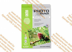 Фотобумага Cactus A3, 100 г/м2, 20 л., матовая самоклей. для струйной печати (CS-MSA310020)
