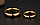 Парные кольца "Обручение Gold Premium" из вольфрама (4 мм и 6 мм), фото 3