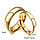 Парные кольца "Обручение Gold Premium" из вольфрама (4 мм и 6 мм), фото 5