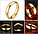 Парные кольца "Обручение Gold Premium" из вольфрама (4 мм и 6 мм), фото 6