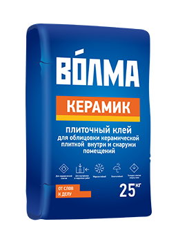 Клей для плитки Волма-Керамик 25 кг., фото 2