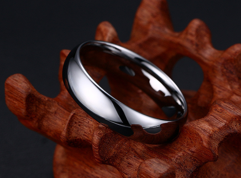 Парные кольца "Обручение Silver" из вольфрама - фото 5 - id-p45573555