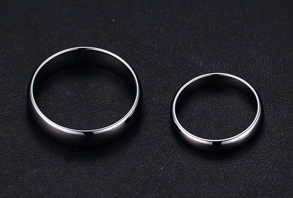 Парные кольца "Обручение Silver" из вольфрама - фото 9 - id-p45573555
