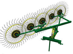 Грабли-ворошилки PZ-250 тракторные 5-ти секционные