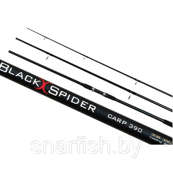 Карповое удилище Black Spider. 3,9 метра. 3lb - фото 1 - id-p61631462