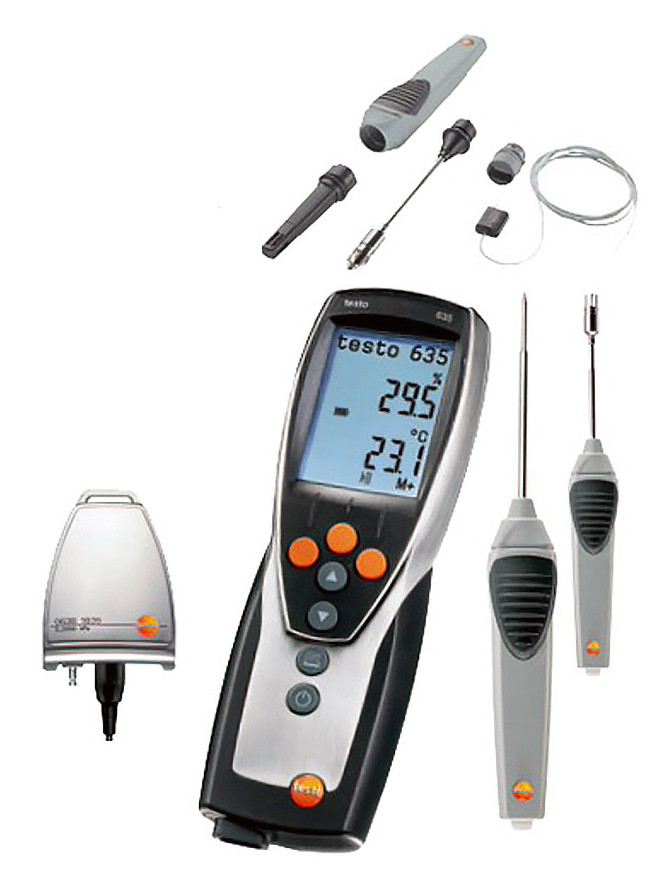 Testo 635-1 Многофункциональный измеритель влажности - фото 4 - id-p44678854