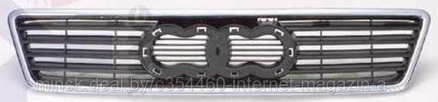 Решетка радиатора AUDI A6 (C5) 98-01 (хром) - фото 1 - id-p44689417