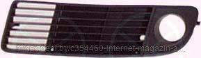 Решетка бампера левая черная с накладкой AUDI A6 (C5) 97- - фото 1 - id-p44689420