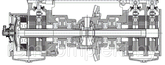 РК 77 Ремкомплект тормозов и блокировки заднего дифференциала "мокрого" типа тракторов МТЗ