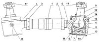 РК 65 Ремкомплект шарнира рулевой тяги (2522-3003010) тракторов МТЗ-2522, 2822, 3022