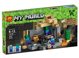 Конструктор Подземелье Micro World Майнкрафт 237 деталей