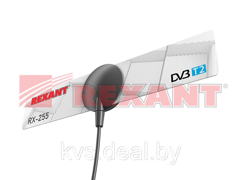 RX-255 Антенна комнатная для цифрового телевидения DVB-T2 REXANT - фото 1 - id-p44970791