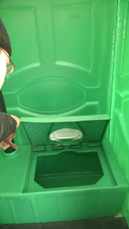 Дачный бак для биотуалета с открыв верхней частью с сидушкой, фото 2